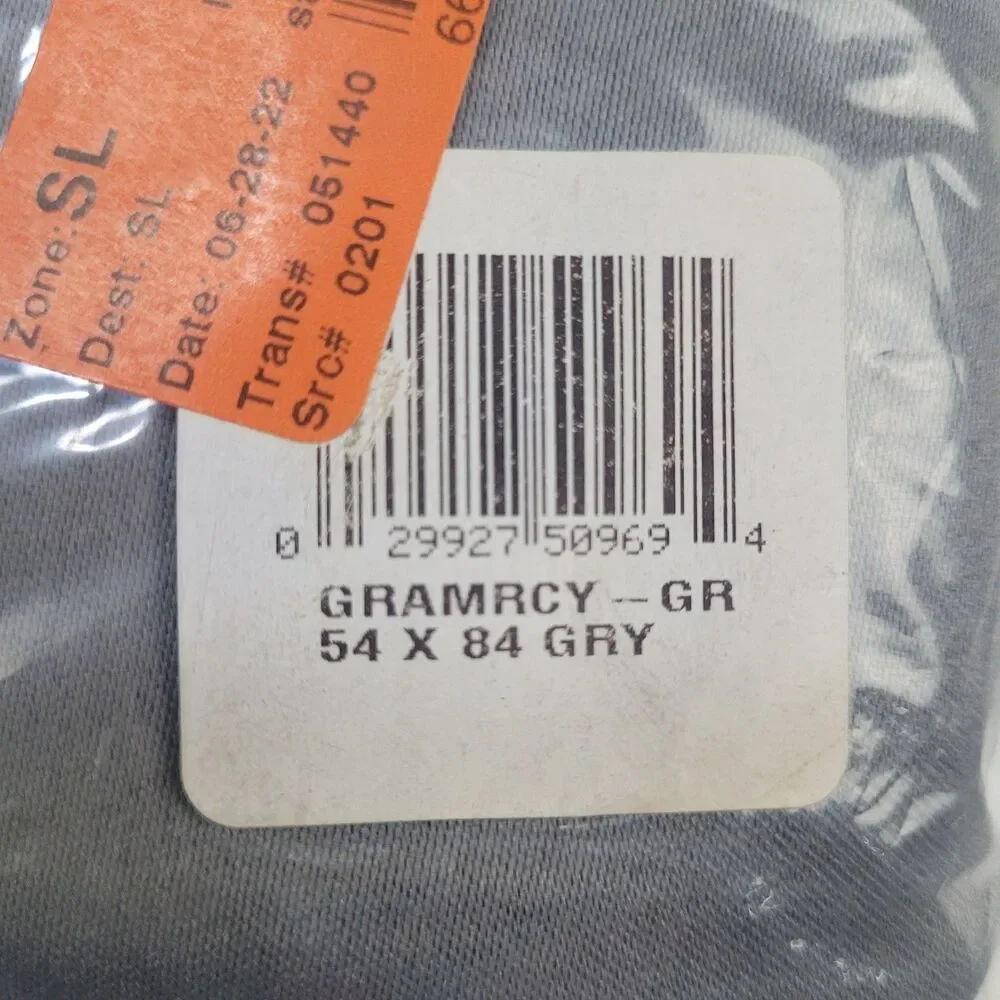 NEW Sun Zero Madison 54 x 84 One Grommet curtain panel 'Gray' #CT27